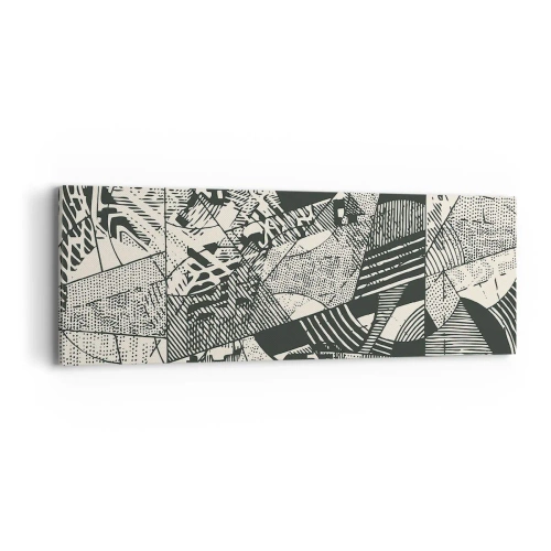 Obraz na płótnie - Dynamika współczesności - 90x30 cm