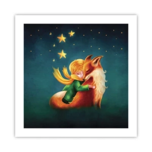 Plakat - Mały Książę - 50x50 cm