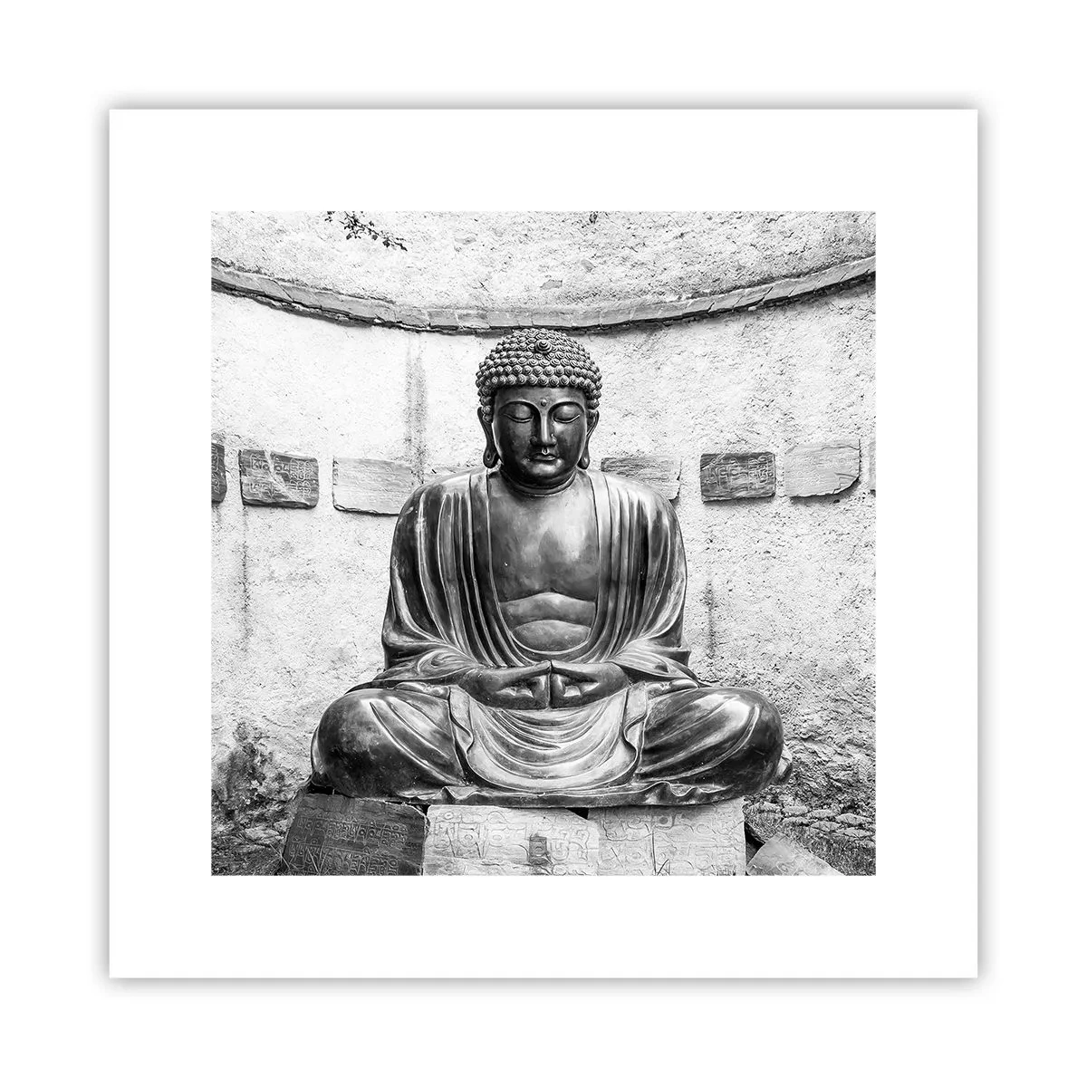 Plakat - U źródeł spokoju - 30x30 cm