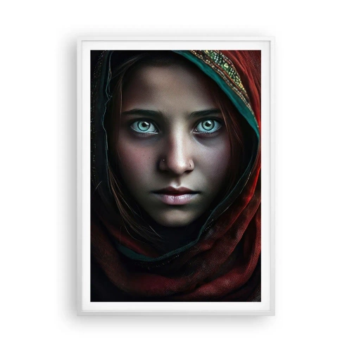 Plakat w białej ramie - Wschodnia księżniczka - 70x100 cm