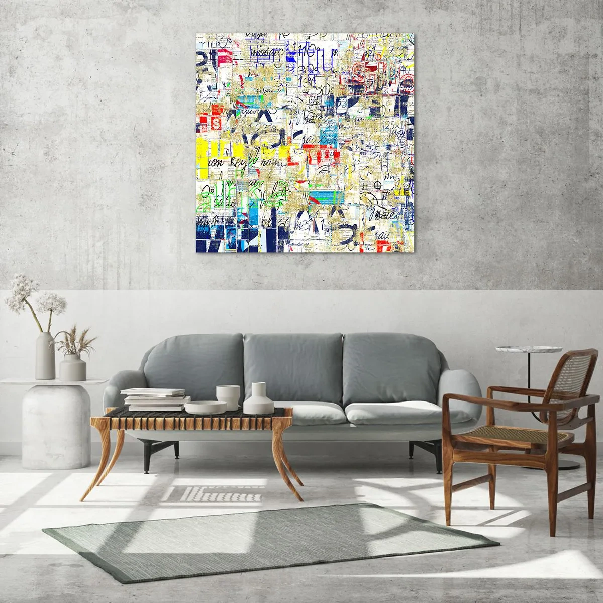 Obraz na szkle - Po prostu cieszy oczy - 70x70 cm