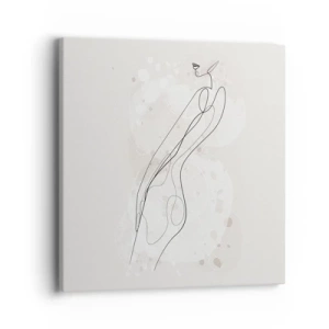 Obraz na płótnie - Pobłądzić spojrzeniem - 40x40 cm