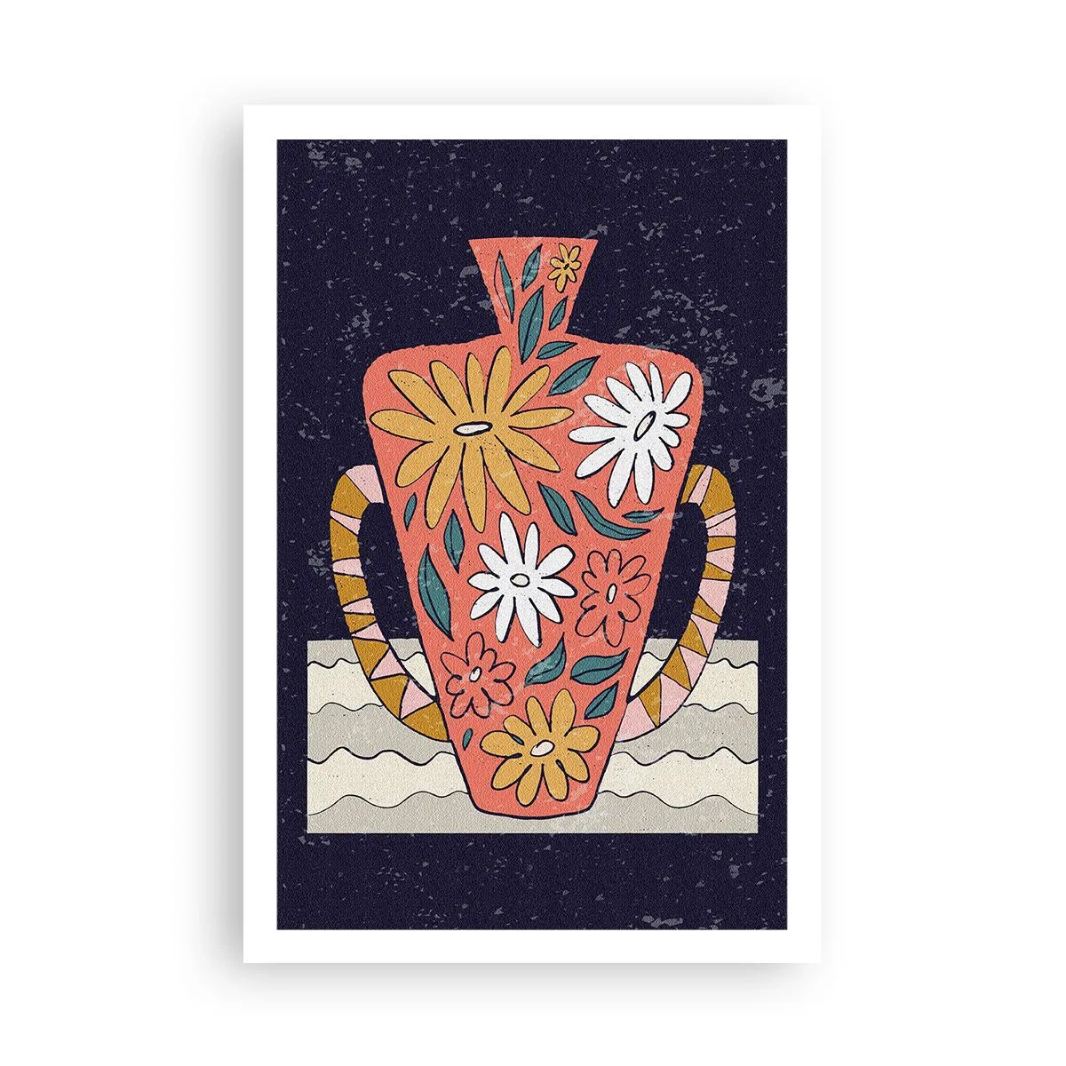 Plakat - Malowany dzban - 61x91 cm