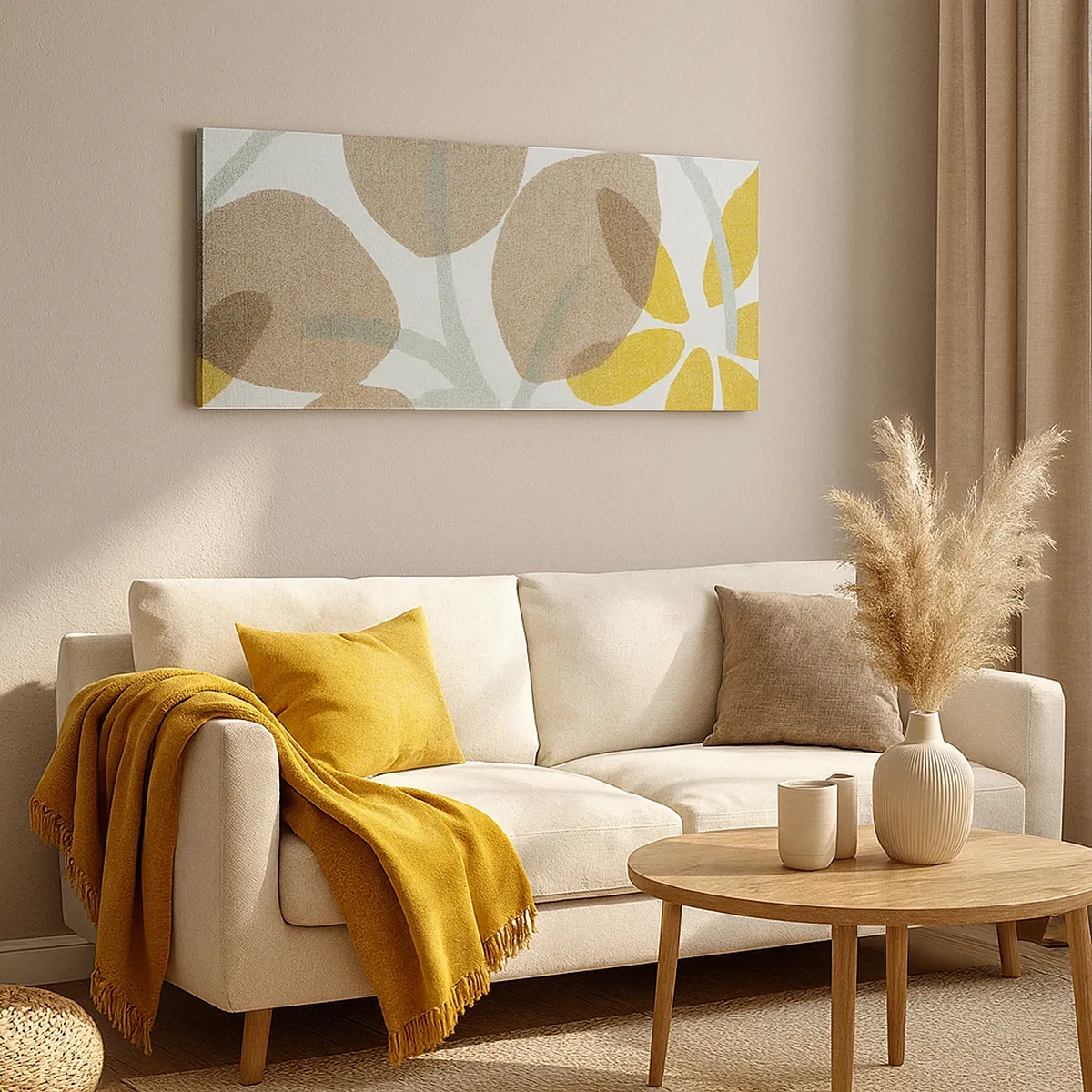 Obraz na płótnie - Kompozycja w pełnym słońcu - 30x30 cm