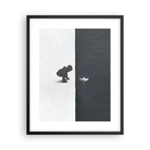 Plakat w czarnej ramie - Wielka wyprawa - 40x50 cm