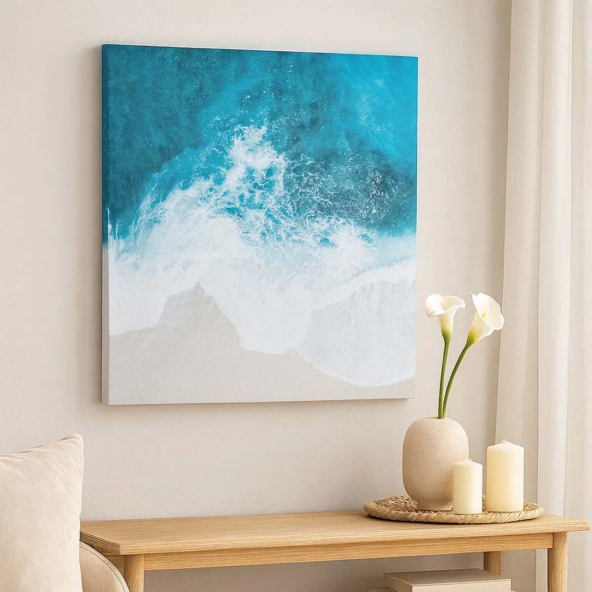 Obraz na płótnie - Naturalna pieszczota - 30x30 cm