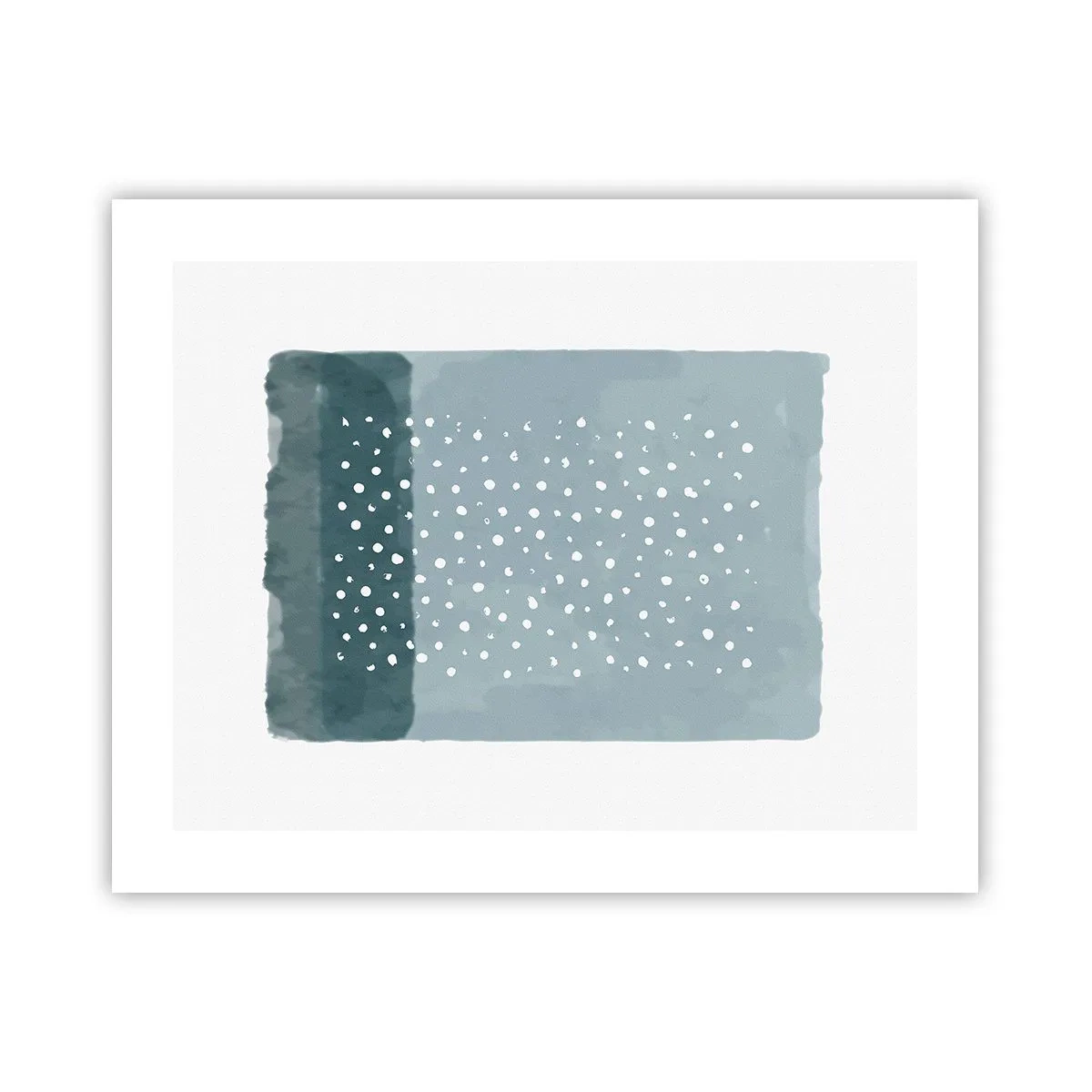 Plakat - Wyrosłe na błękicie - 50x40 cm