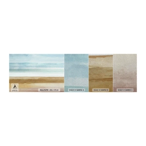 Fototapeta Próbka Premium Sand - Ukojenie - Abstrakcja, Brzeg Morza, Plaża - 100x30 cm