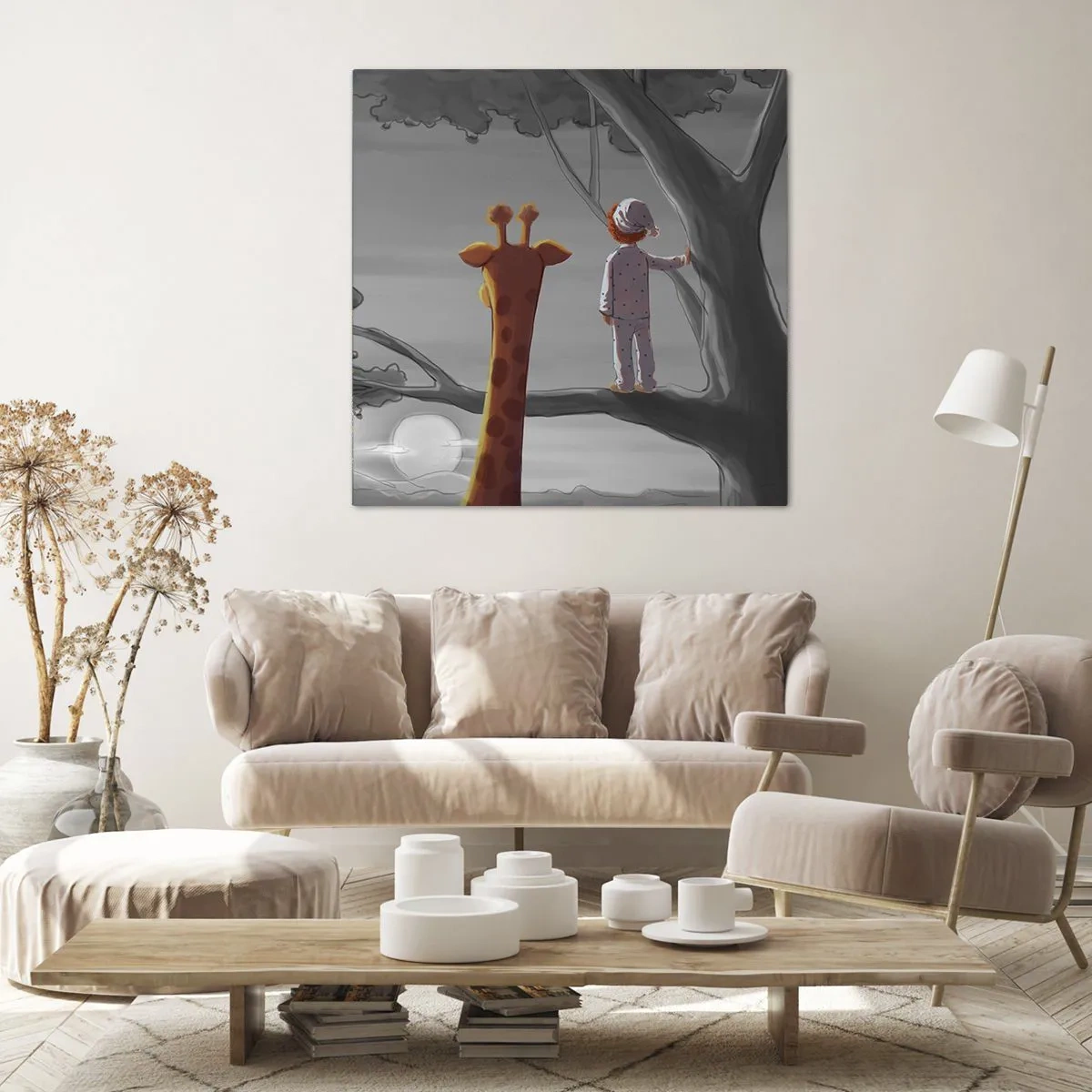 Obraz na płótnie - To się naprawdę dzieje - 50x50 cm