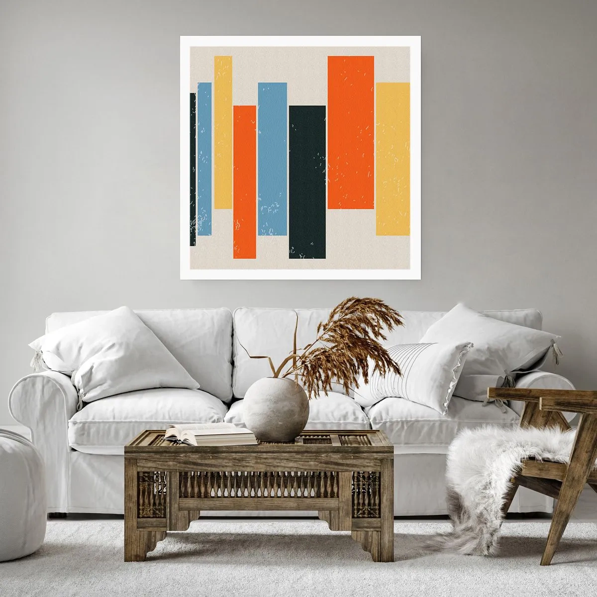 Plakat - Zapis muzyki - 50x50 cm