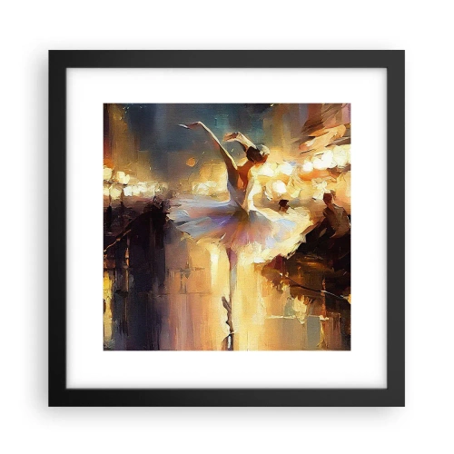 Plakat w czarnej ramie - Cud na ulicy - 30x30 cm