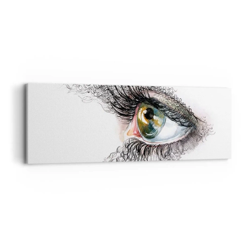 Obraz na płótnie - Zajrzyj wprost do duszy - 90x30 cm