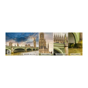 Fototapeta Próbka Samoprzylepna Deluxe Sticker - Czas stanął w Imperium - Miasto, Londyn, Architektura - 100x30 cm