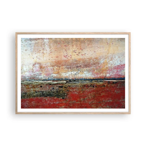 Plakat w ramie jasny dąb - Może to morze - 100x70 cm