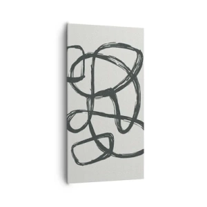 Obraz na płótnie - Zapętlona abstrakcja - 65x120 cm