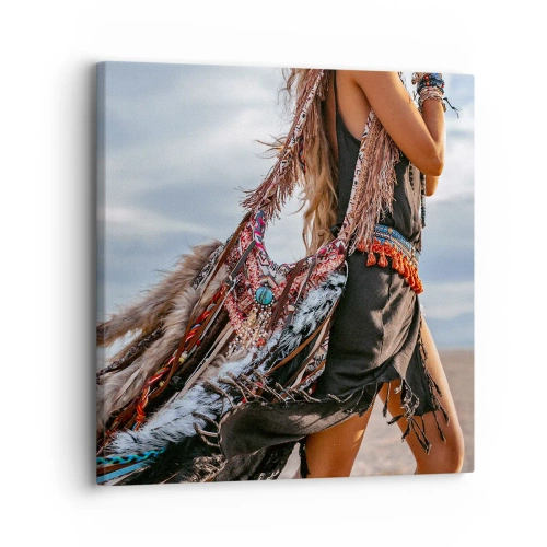 Obraz na płótnie - Dziewczyna szamana - 30x30 cm