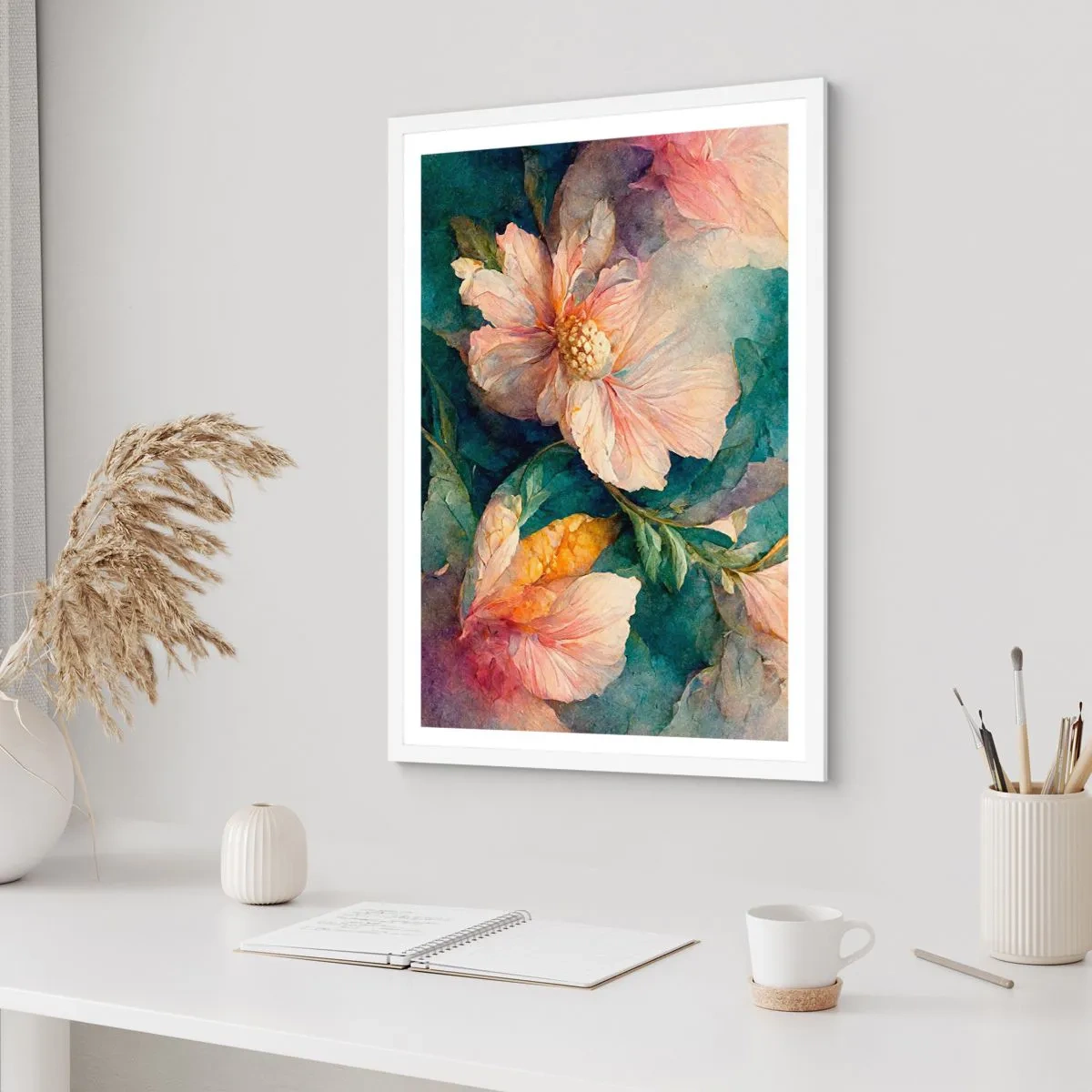 Plakat w białej ramie - Sama subtelność - 70x100 cm