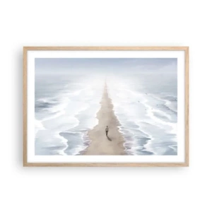 Plakat w ramie jasny dąb - Jasna przyszłość - 70x50 cm