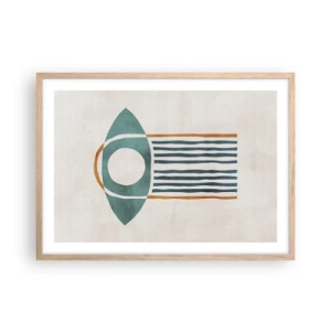 Plakat w ramie jasny dąb - Znaki i rytuały - 70x50 cm