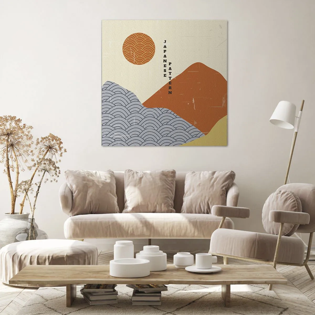 Obraz na płótnie - W japońskim duchu - 30x30 cm