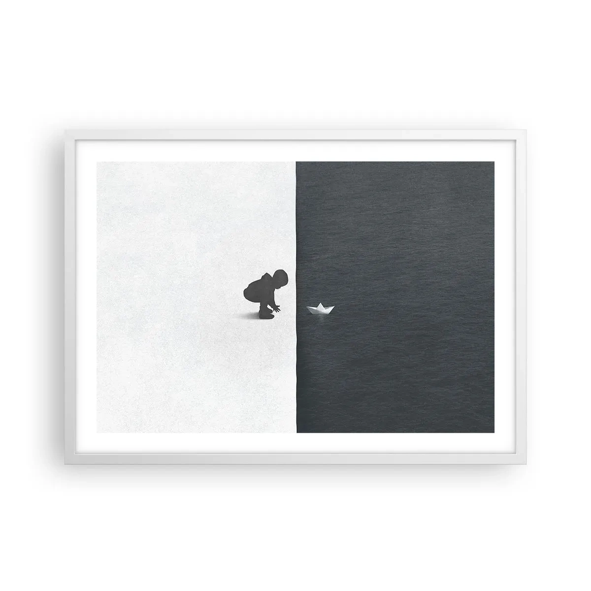 Plakat w białej ramie - Wielka wyprawa - 70x50 cm