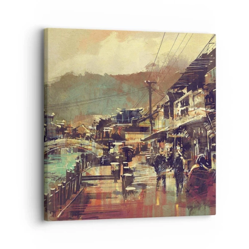 Obraz na płótnie - Życie jako bogactwo szarości - 30x30 cm