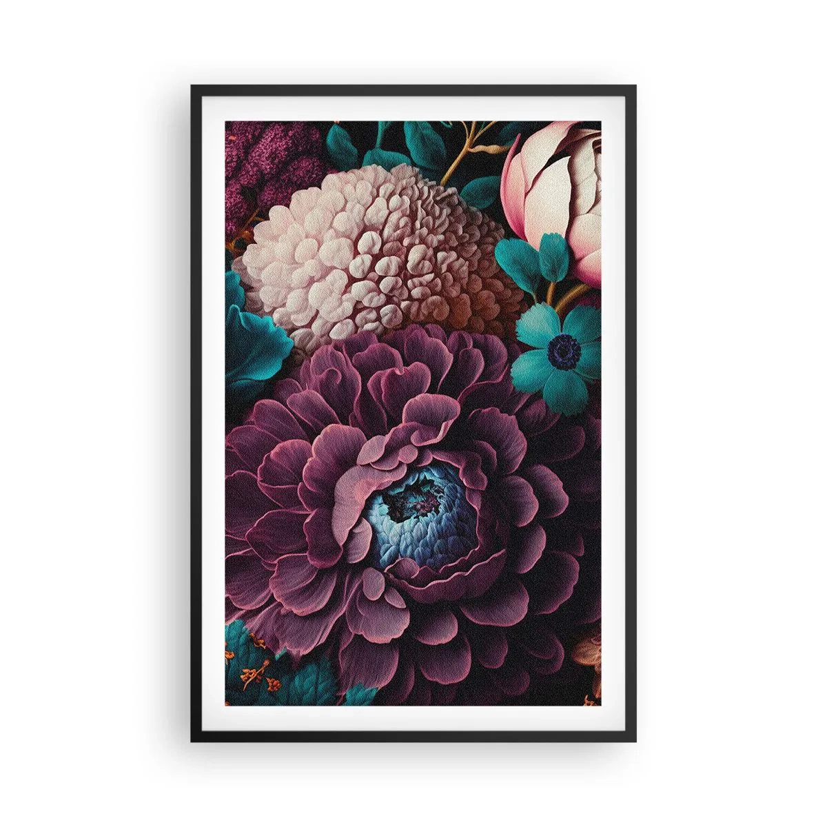 Plakat w czarnej ramie - Natura na bogato - 61x91 cm