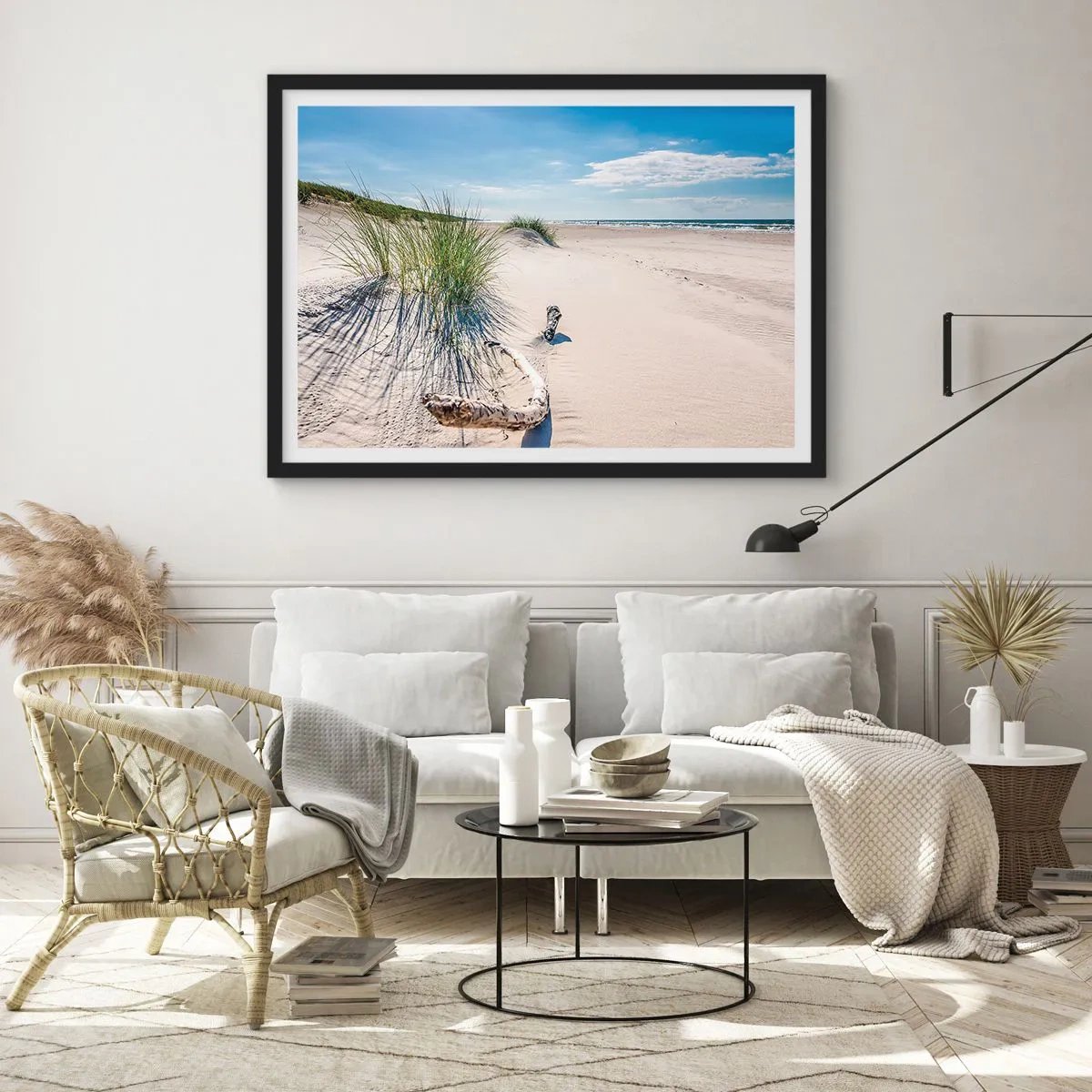 Plakat w czarnej ramie - Najpiękniejsza? Bałtycka - 40x30 cm
