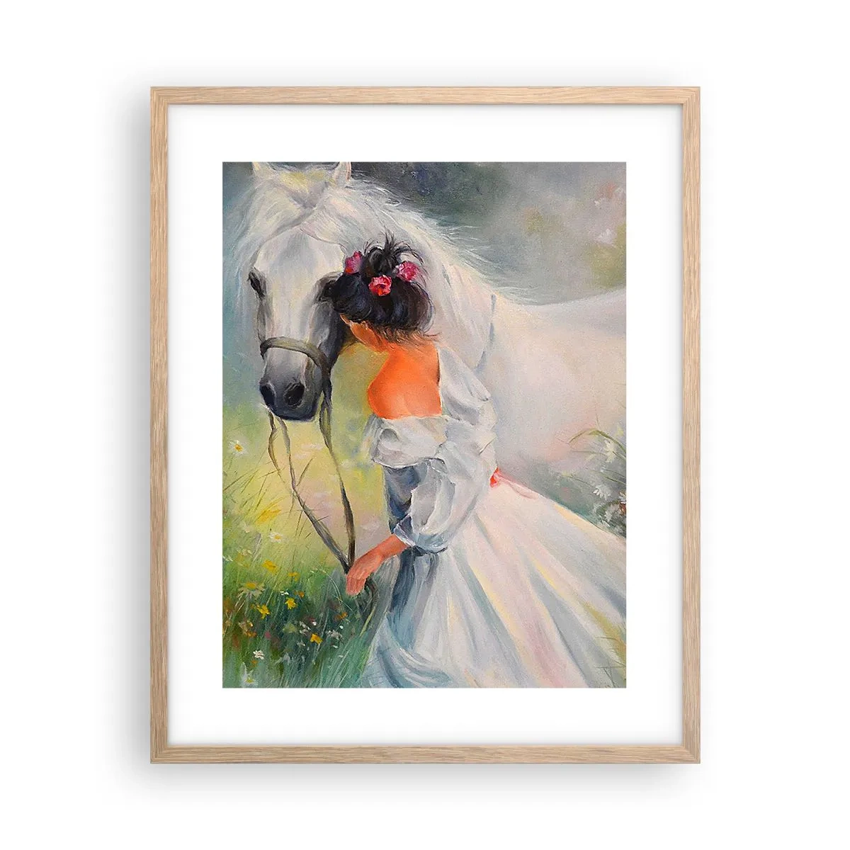 Plakat w ramie jasny dąb - Jak z pięknego snu - 40x50 cm