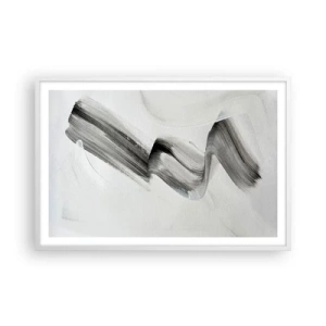 Plakat w białej ramie - Od niechcenia dla zabawy - 91x61 cm