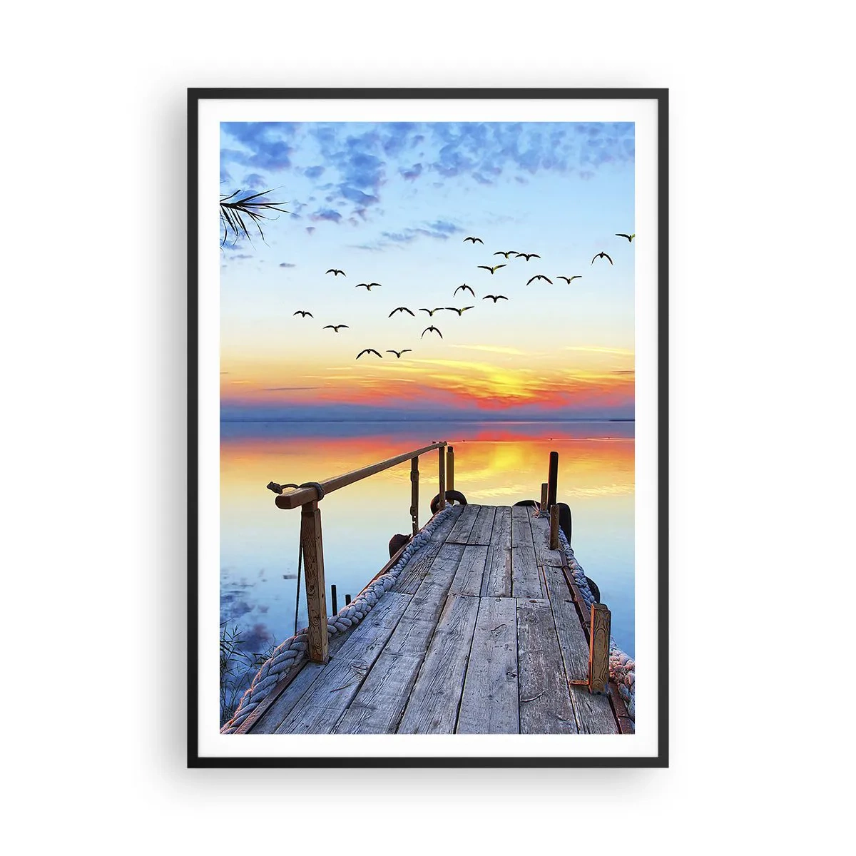 Plakat w czarnej ramie - Pora wracać… - 70x100 cm