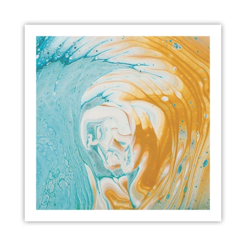 Plakat - Pastelowy wir - 60x60 cm