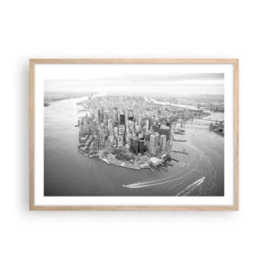 Plakat w ramie jasny dąb - Jak nie pokochać? - 70x50 cm