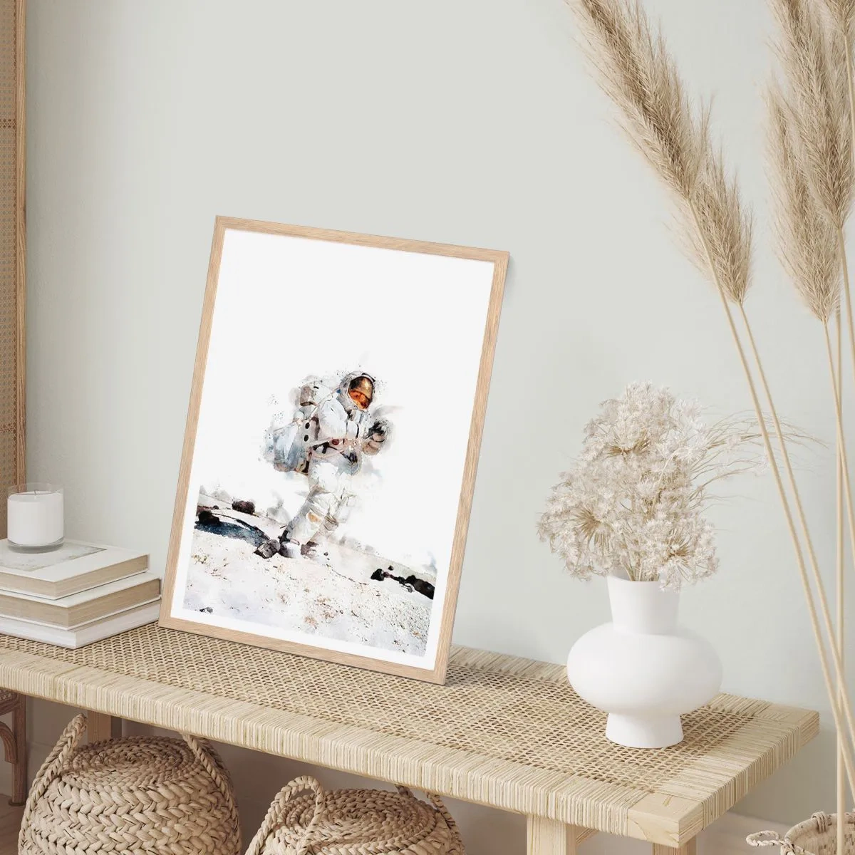 Plakat w ramie jasny dąb - Wysłannik Ziemi - 61x91 cm