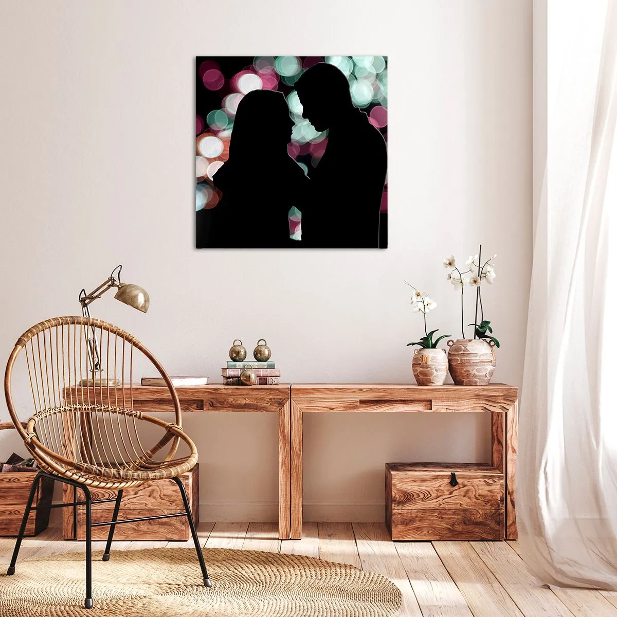 Obraz na płótnie - Tak! - 70x70 cm
