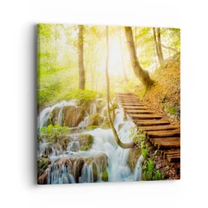 Obraz na płótnie - Upragniony chłód - 40x40 cm