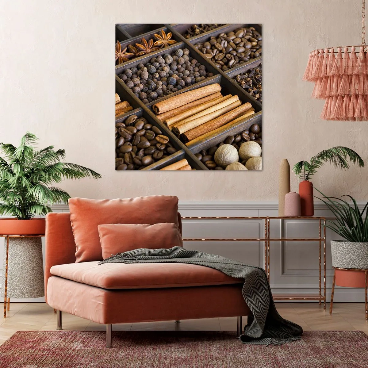 Obraz na płótnie - Skarbiec aromatów - 60x60 cm