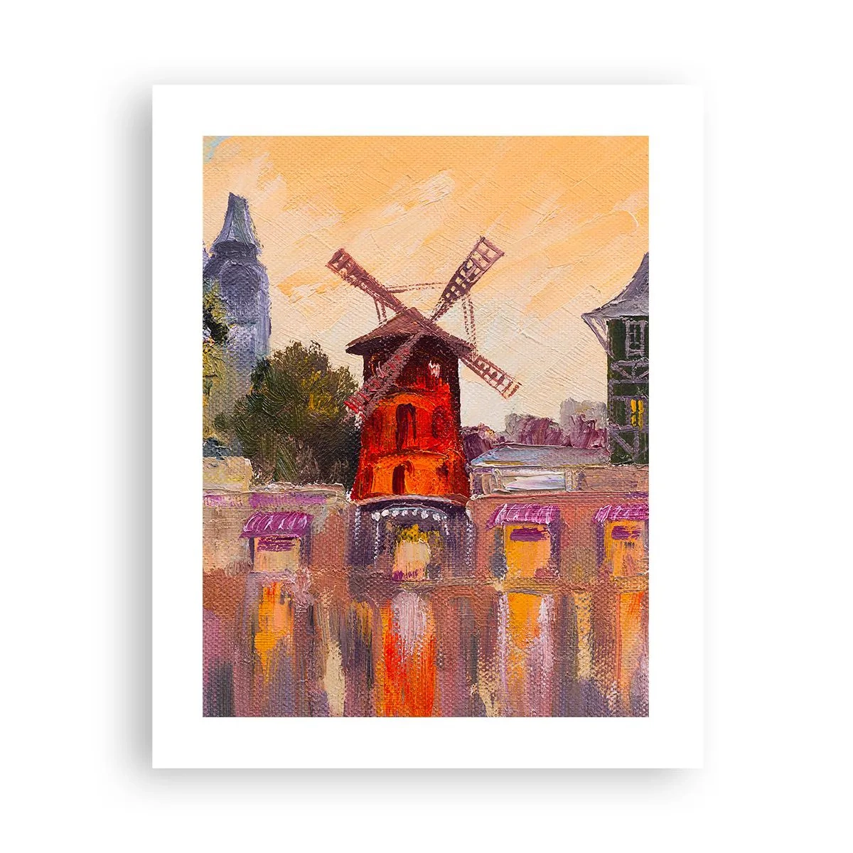 Plakat - Paryskie ikony – Moulin Rouge - 40x50 cm