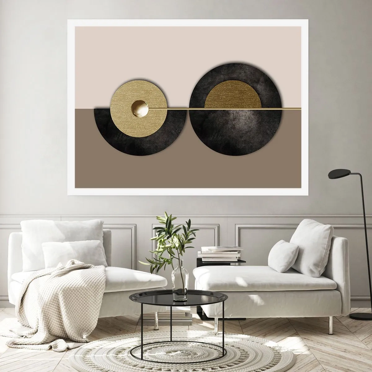 Plakat - Wariacje wokół koła - 70x50 cm