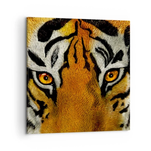 Obraz na płótnie - Groźny i piękny - 50x50 cm