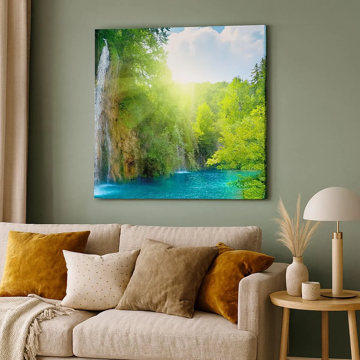 Obraz na płótnie - To musi być Eden - 30x30 cm