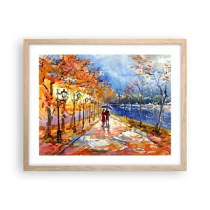 Plakat w ramie jasny dąb - Razem do granicy czasu - 50x40 cm