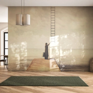Fototapeta Premium Canvas - Magiczna podróż - Abstrakcja, Kobieta, Drabina - 400x280 cm