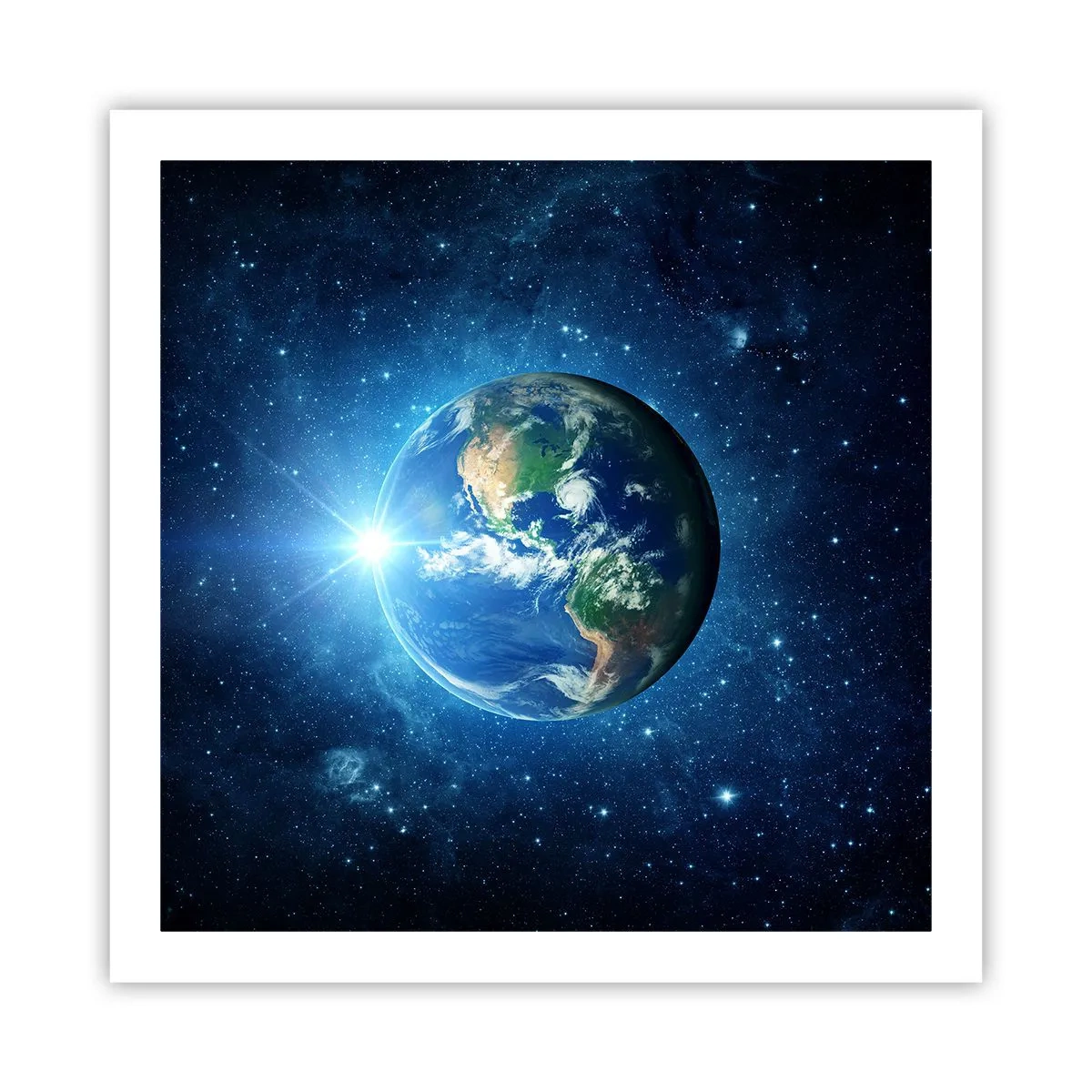 Plakat - Jesteśmy w niebie - 60x60 cm