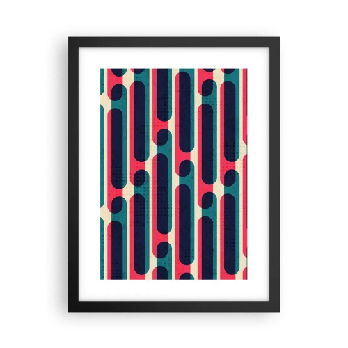 Plakat w czarnej ramie - W głąb i do przodu - 30x40 cm
