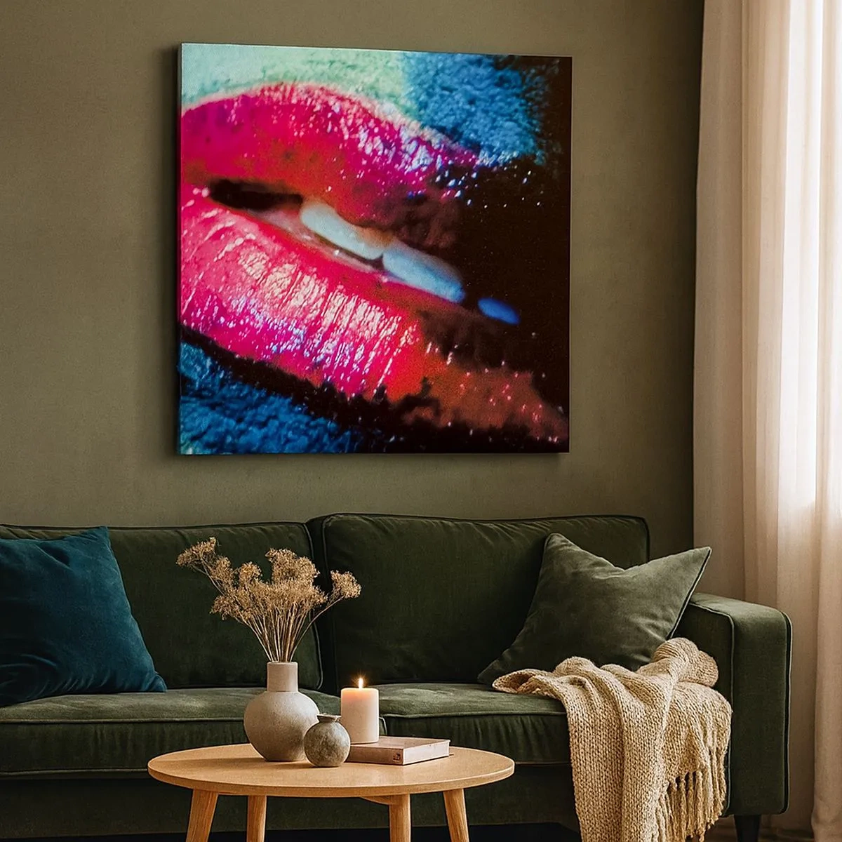 Obraz na płótnie - Zmysłowe i niepokojące - 30x30 cm