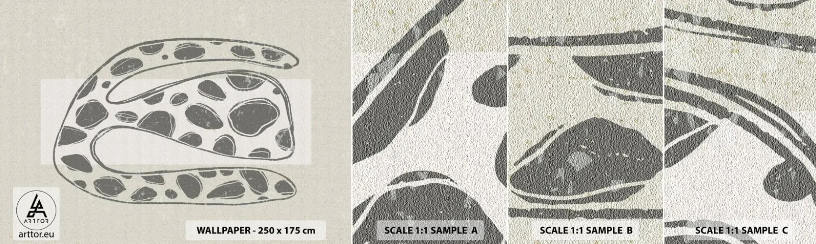 Fototapeta Próbka Samoprzylepna Deluxe Sticker - Przedziwne stworzenie - Boho, Minimalizm, Jasny - 100x30 cm