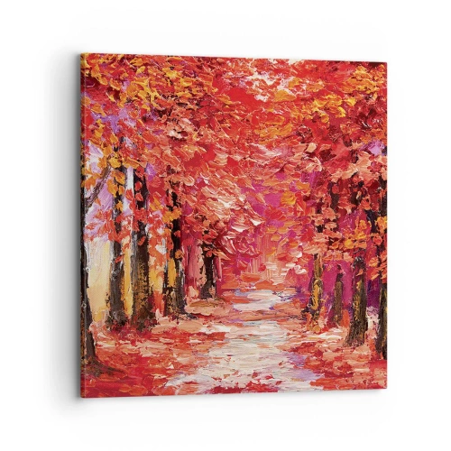 Obraz na płótnie - Jesienna impresja - 70x70 cm