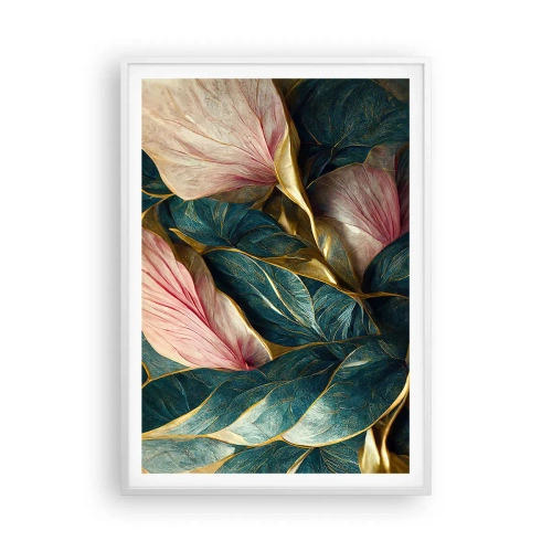 Plakat w białej ramie - Naturalna elegancja i styl - 70x100 cm