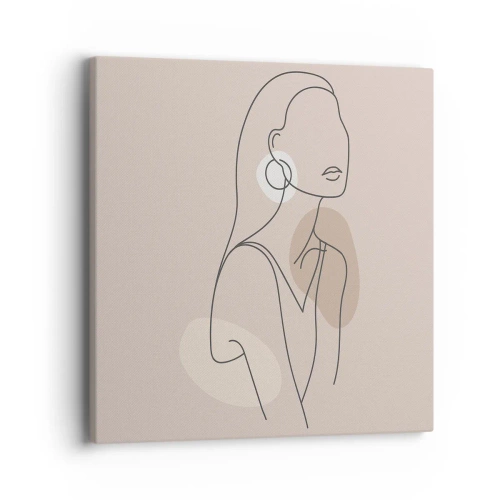 Obraz na płótnie - Ikona dziewczęcości - 40x40 cm
